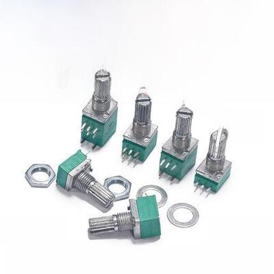 Rk097功率放大器音量电位器3/5/6/8引脚B5K10K 20 50 100K带开关