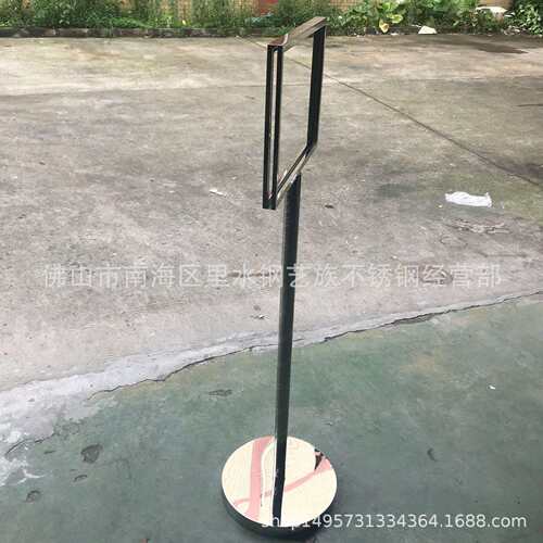 不锈钢立牌指示牌广告牌a4水牌展牌a3酒店导向牌伸缩展示牌可