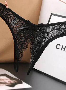 Women's Panties Crotch Opening Transparent G-strings Tho