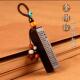 黑檀木质汽车钥匙扣挂件饰绳炼包坠高档经文心经创意精致男女情侣