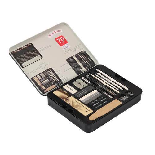 Drawing pencil iron box set Drawing tool set Art supplies