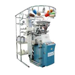 袜子机器织袜机 全自动7F织缝翻智能一体袜机 工厂织袜机 3.75