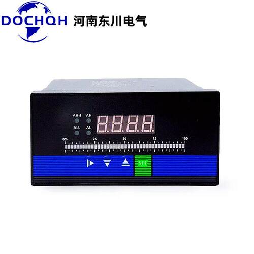 TC804智能数字显示控制仪4-20mA横式智能单光柱测控仪AC220V