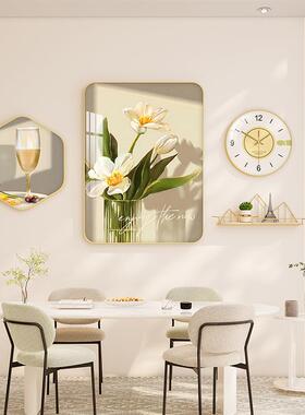 款餐厅装饰墙壁画晶瓷组合酒店宿餐桌墙面装新饰画面挂画民DJK装