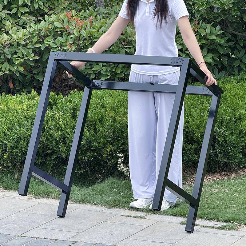 长形 加架高90cm桌铁脚 艺桌腿支架 高脚架 台脚 桌方支撑 桌架子