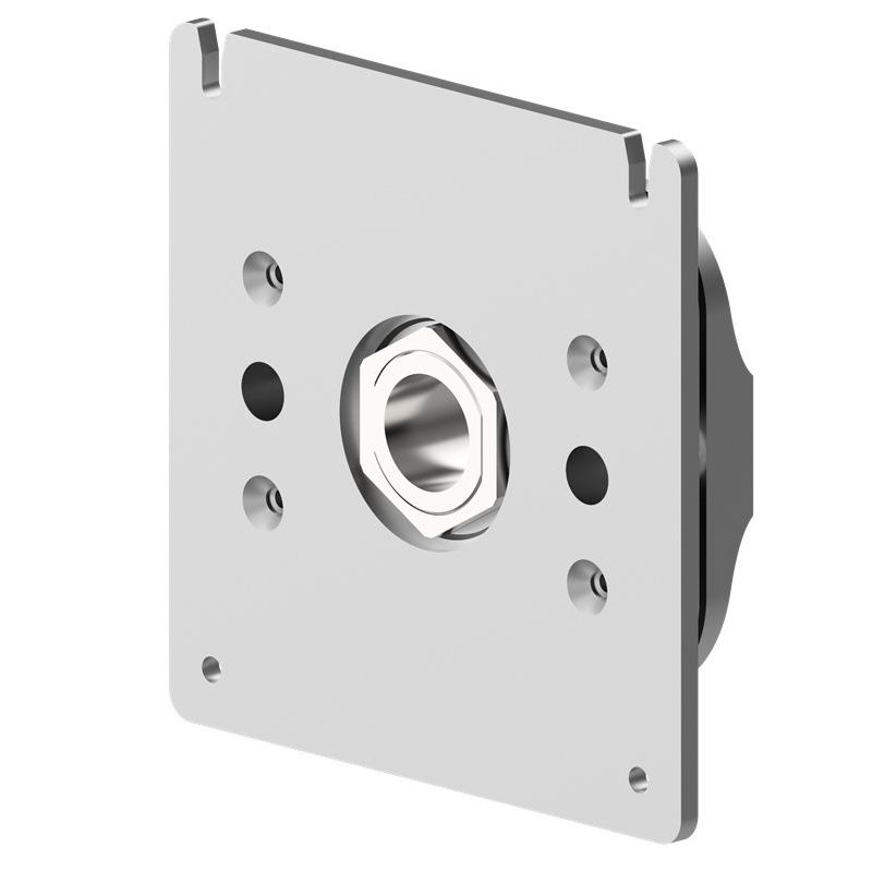 电脑显示器支架推车安装超短支臂（内部可走线）-推车上安装