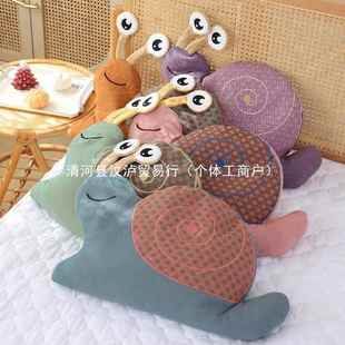 双层纱儿童纯棉枕套麦壳枕头枕芯0 6岁眠荞幼可儿卡园通爱抱 3SSP