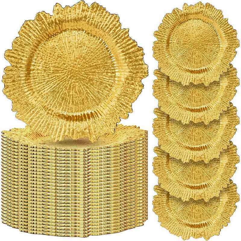 果盘客厅高颜值家用水果点心盘简约时尚蛋糕托盘欧式镀金宴会餐盘,餐饮具,果盆/果盘/果篮,淘宝优惠券,粉丝福利购,淘宝优惠卷