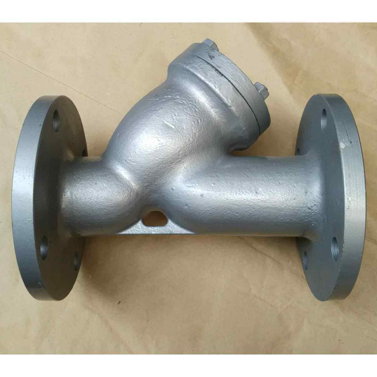 过滤器空气Y型过滤器WCB材质法兰Y型过滤器