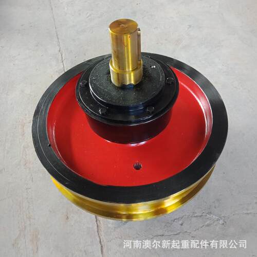 供应 ZG55号钢 φ400*120单边角箱轮 双梁小车车车组