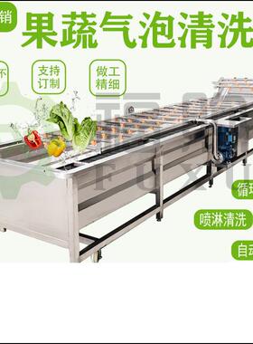 果蔬气泡清洗机多少钱福煦水果气泡清洗机竹笋生菜清洗机