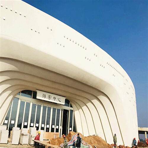 厂家直供别墅定制门头外墙grc挂板 grc异型水泥构件 大厦grc墙板