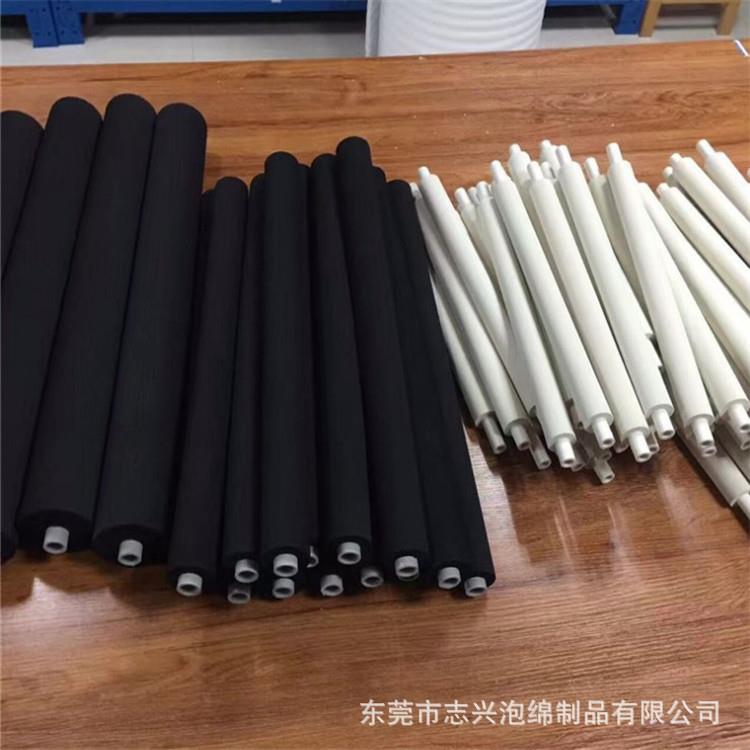 P广东PVA吸油酸墨滚721轮耐碱POPP吸水海绵辊内置PUVC管