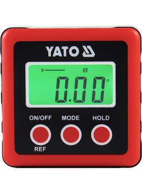 易尔YATO便携式倾数显角4-90°电子角度仪尺拓角度YT-71000仪角度