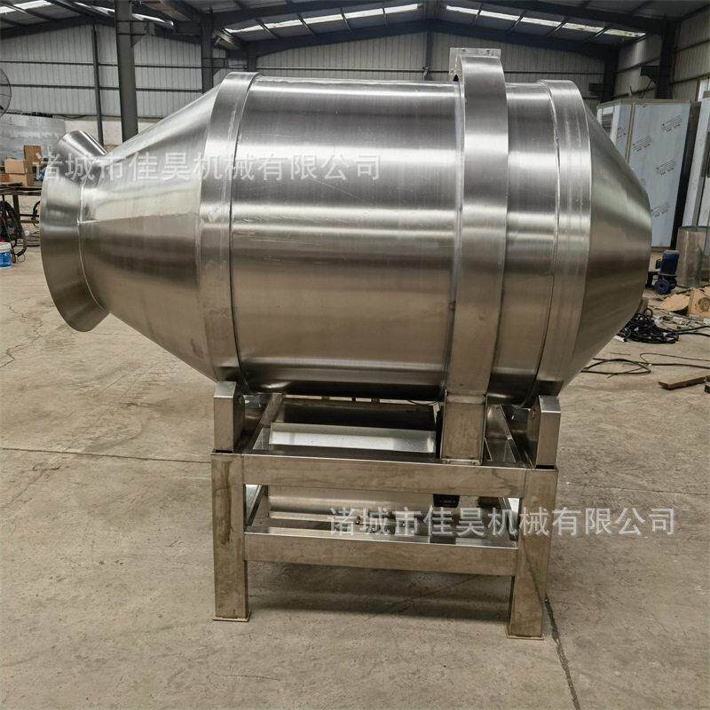 食品不锈钢滚筒式搅拌机拌料机萝卜条咸菜丝拌料机滚筒混合机