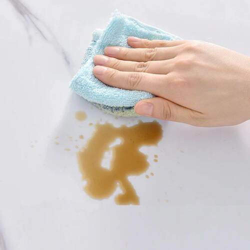 Self Adhesive Marble Wallpaper Waterproof Floor Sticker Bath