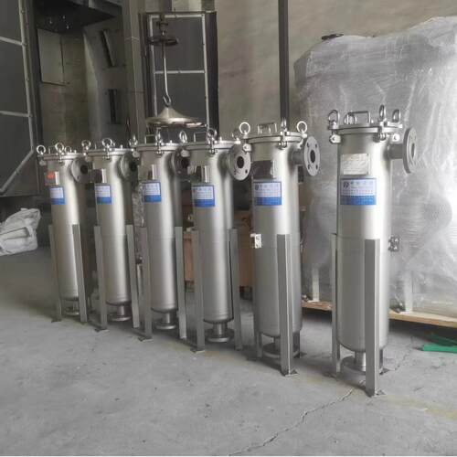 304材质单袋式过滤器 DL-1P2S侧入式袋式过滤机 化工、水处理过滤