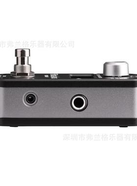 FLATSONS FPR1黑色 清音过载失真金属效果器自带噪音门与箱体模拟