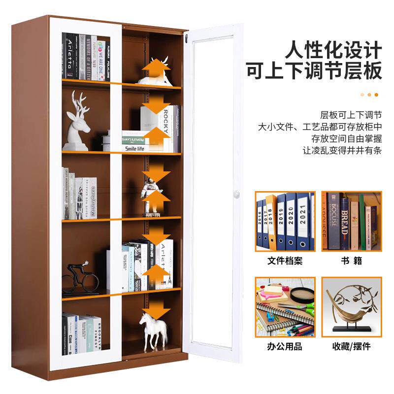 钢制拆装文件柜铁皮资料柜办公室档案柜凭证柜移动抽屉式现代简约