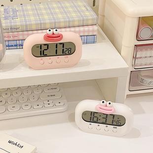 迷你小闹钟专用起床神器学生学习高中生计时器时间显示器桌面钟表