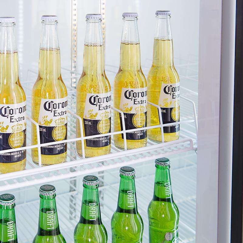 工厂门直销商藏柜用酒吧网红啤酒柜164保鲜展示柜冷立式冰箱四饮