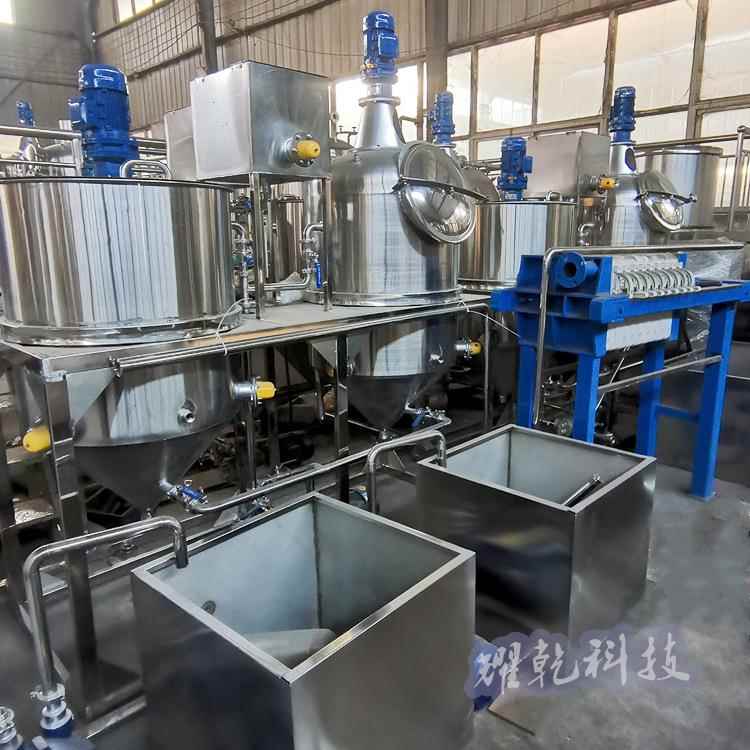 耀山茶花乾油炼油设备 处理茶籽油炼加工生产线 油检测标准设RQX