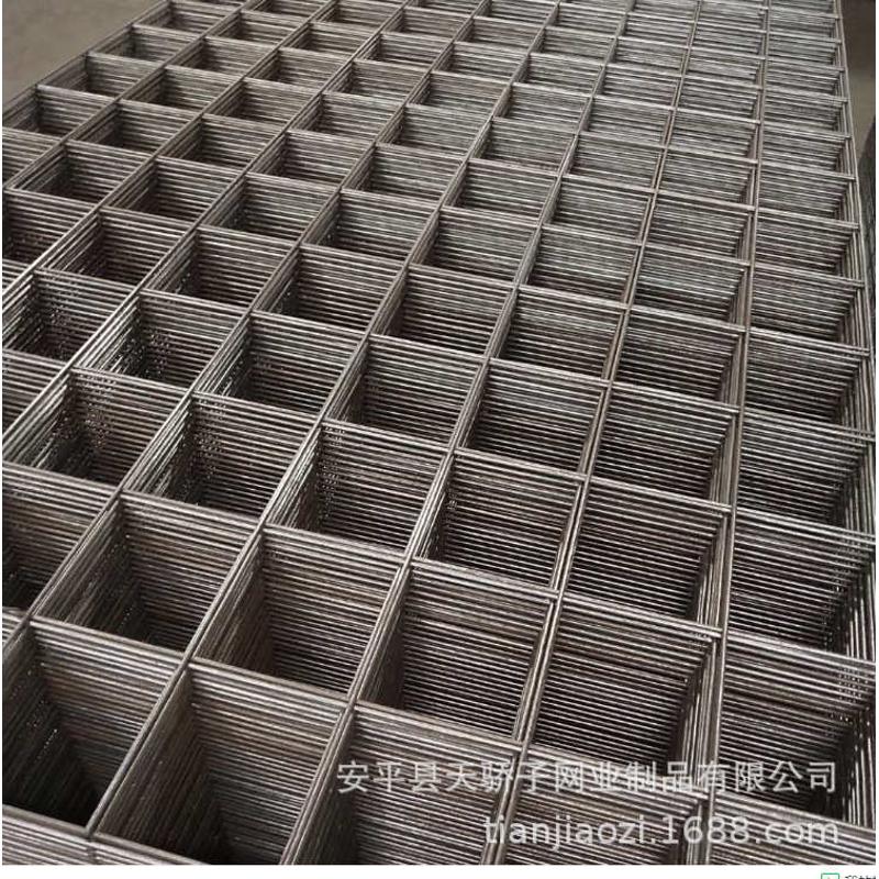 厂家现货批发水泥槽螺纹钢筋网片尺寸2米3米工地建筑镀锌铁丝网片