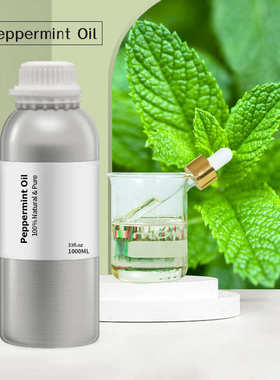 薄荷原油Crude Peppermint Oil食品级薄荷叶油薄荷醇80%香薰SPA油