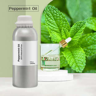 薄荷原油Crude Peppermint Oil食品级薄荷叶油薄荷醇80%香薰SPA油