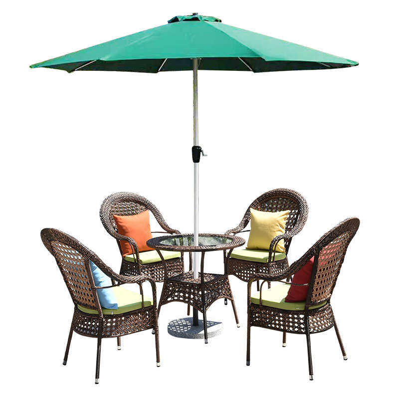 OK椅 休闲加高背镂空创意庭院户外手工PE编藤餐桌椅三件套组合,商业/办公家具,商用藤编家具,淘宝优惠券,粉丝福利购,淘宝优惠卷