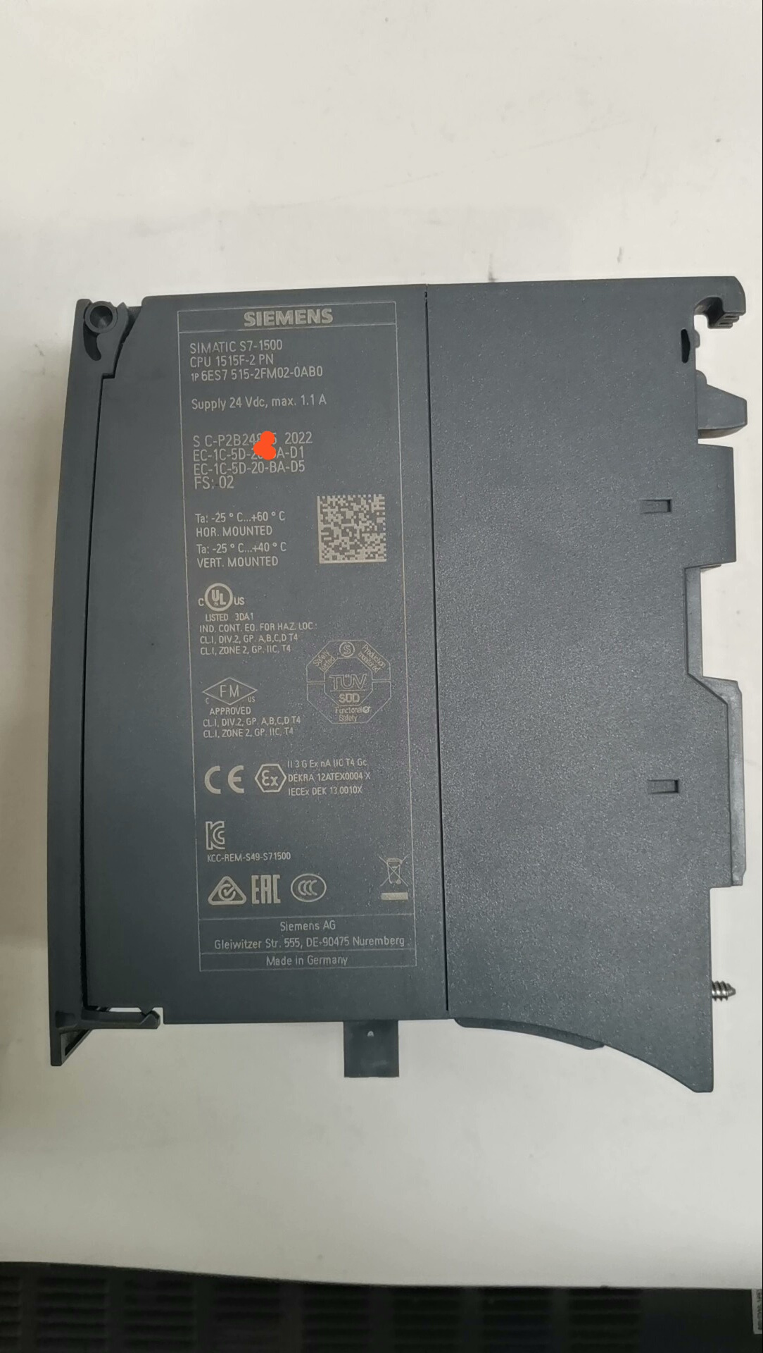 德国西门子515-2FM02-0AB0 功能正常，现货，有撬