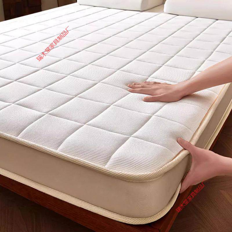 超厚纯天然S型精细黄麻床垫乳胶护脊儿童家用卧室榻榻米薄硬床垫