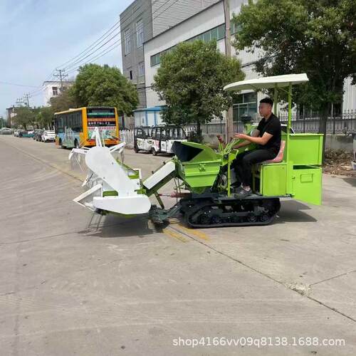 25匹大豆联合收割机全喂入柴油低割茬收获机大豆水稻联合收割机