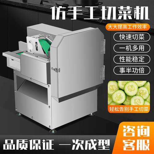 全自动切菜机多功能商用切丁机菜馅机电动切丝机不锈钢韭菜切段机
