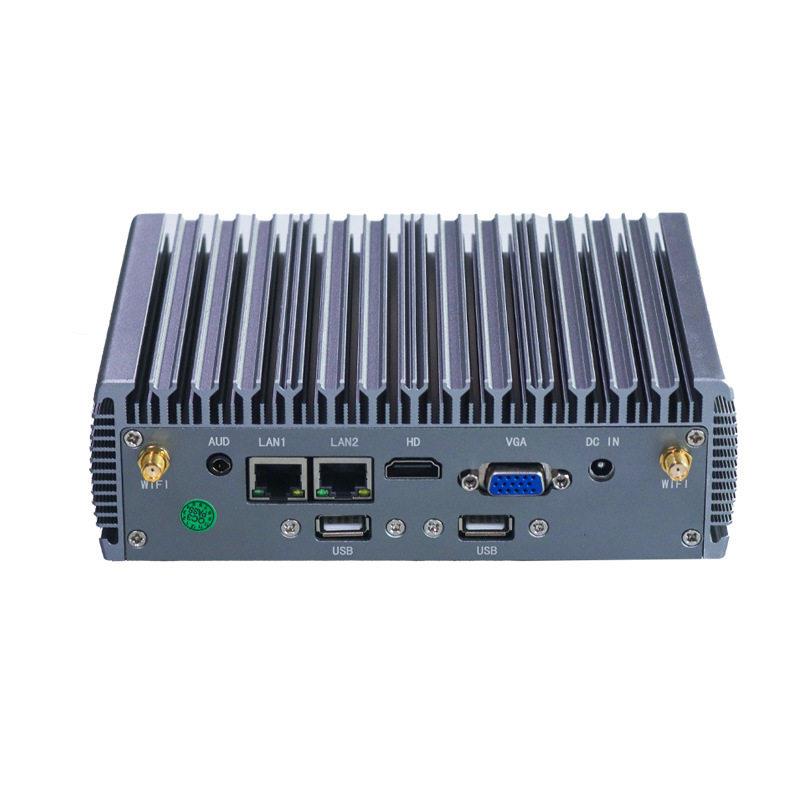BVS工控电脑主机I3/I5/I7双网口边缘计算机嵌入式工业迷你主机