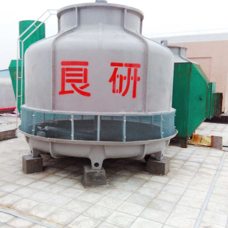 良研30吨标准形冷却塔循环冷水塔圆形凉水塔小形制冷工业冷却水塔