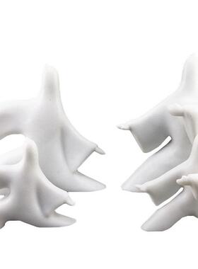 现代新中式禅意家居树脂玄关白色太极人物摆件工艺品软装饰品摆设