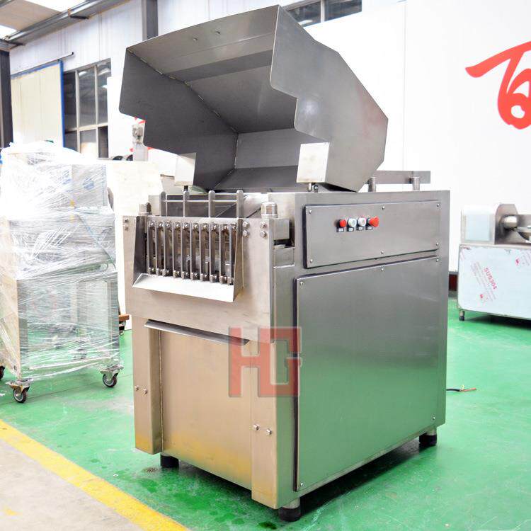 新品推荐冻肉切块机|切冻牛肉方块机|冷冻肉制品切块机