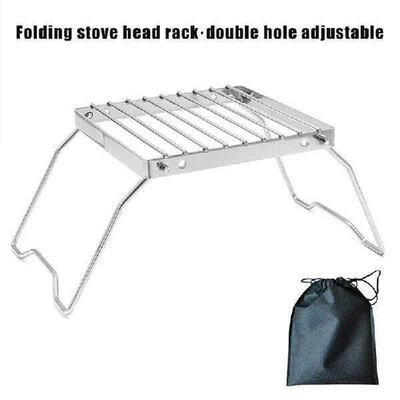 Baking Pan Folding Stand Outdoor Stainless Steel Stove