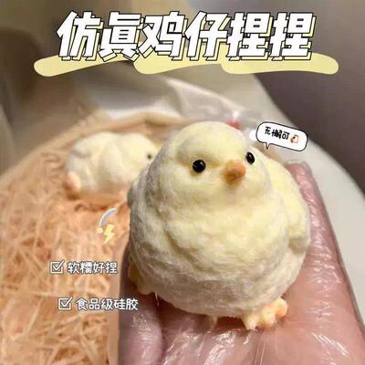 Chick Taba Squishy Toys Ultra Soft Squeeze Fidget rua泥感鸡