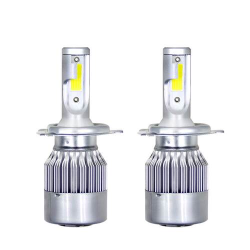 C6led大灯前照明h4车灯H7H1改装9005灯泡36W汽车led大灯