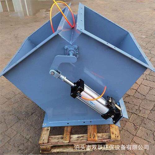 供应气动三通分料器厂家碳钢材质电液动Y型粉料器扇形换向阀现货