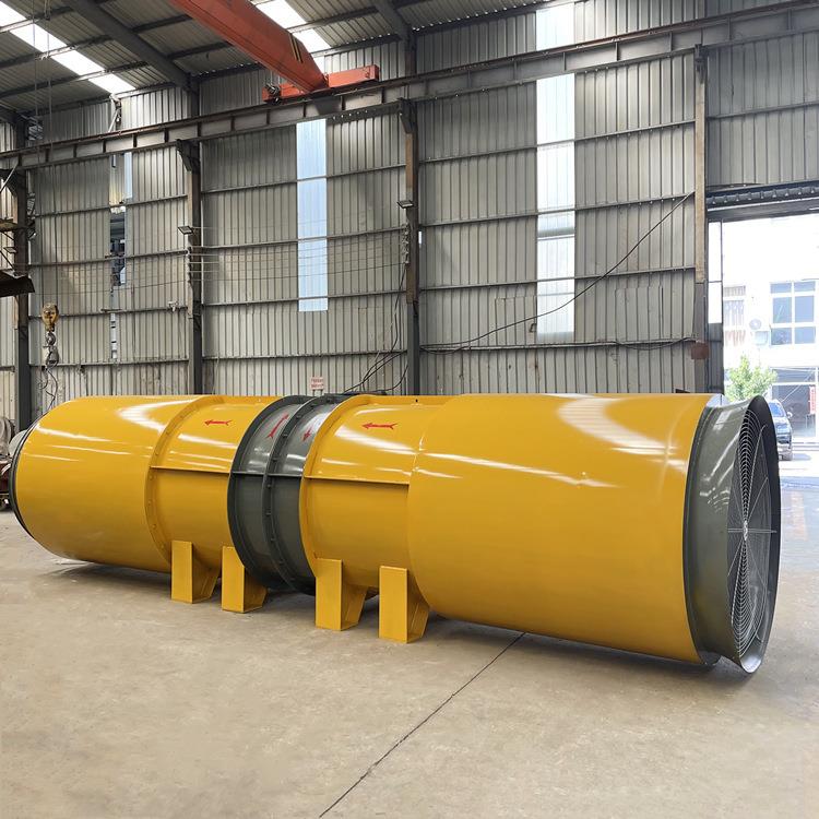 SDF-10#-2*55kw变频隧道施工通风机铝叶轮风机送风距离1700mm