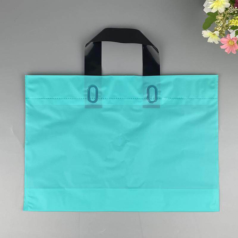 新款直销加厚磨砂塑料袋服装店袋子透明手提袋包装袋礼品袋购物袋