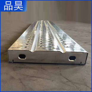 批发脚手架钢跳板 热镀锌钢跳板 石油船口用施工盘扣防滑板铆接式