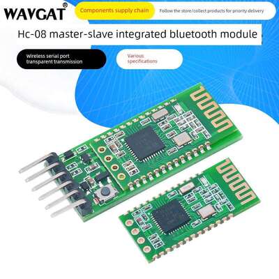 Hc-08蓝牙模块Ble4.0主从集成Cc2540无线串行通信数字传输低功耗