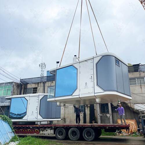 营外野营房屋户可移 动q2023080营地民宿太空舱露 超大旅游模块化