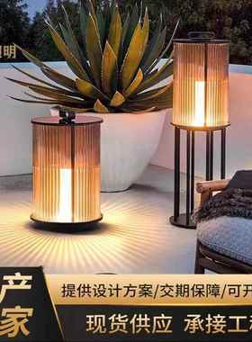 网红院子户外太阳能灯户外防水民宿布置别墅装修设计花园造景