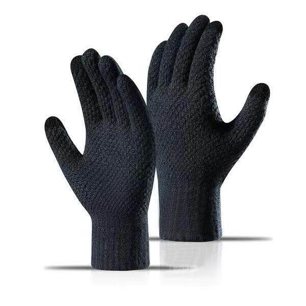 Knitted touch screen gloves winter men women秋冬男女手套针织