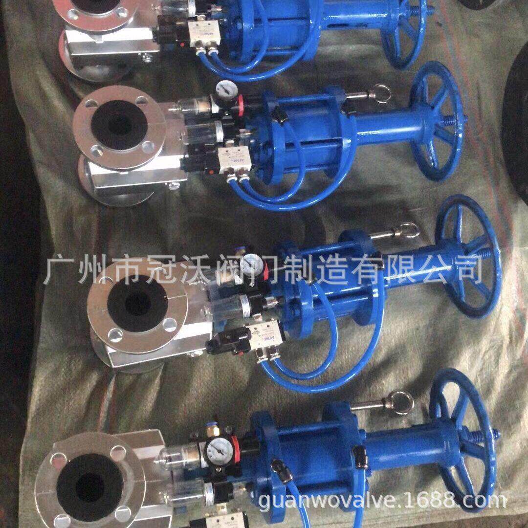 手轮气动管夹阀 手轮气动胶管阀 铝合金不锈钢铸钢铸铁气动管夹阀图片